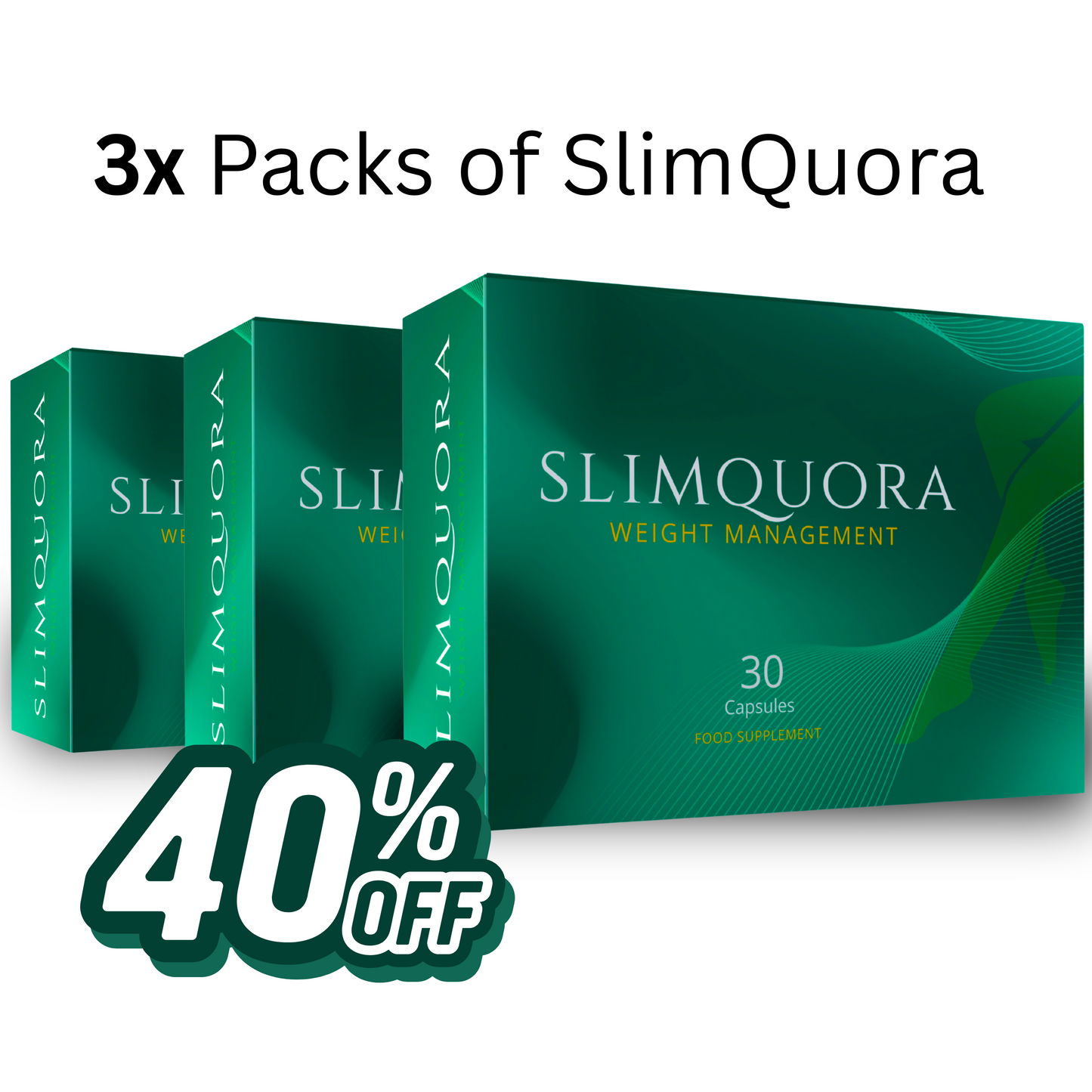 3x SlimQuora – Daily Wellness Support for Women | 30 Capsules