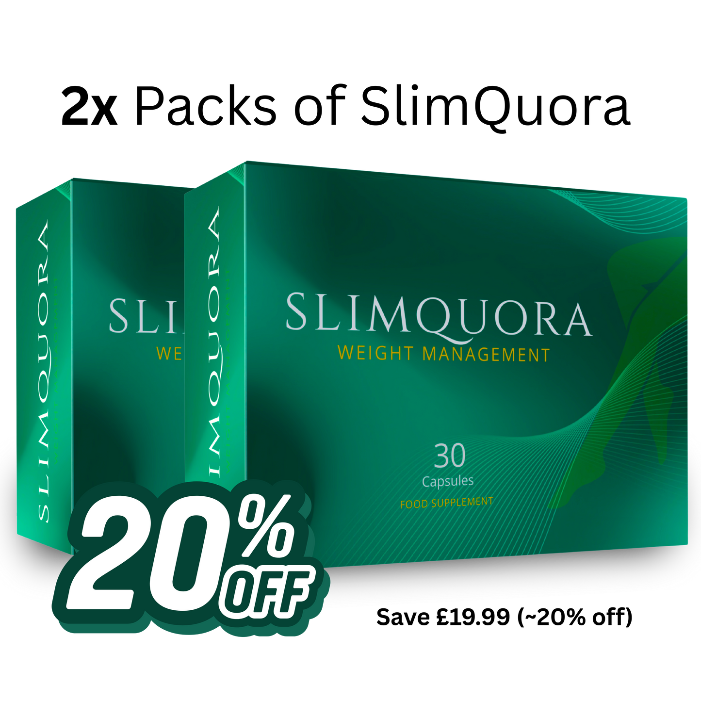2x SlimQuora – Daily Wellness Support for Women | 60 Capsules