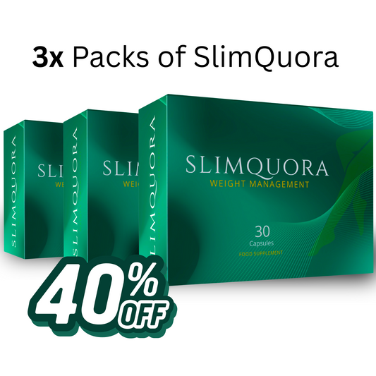3x SlimQuora – Daily Wellness Support for Women | 30 Capsules